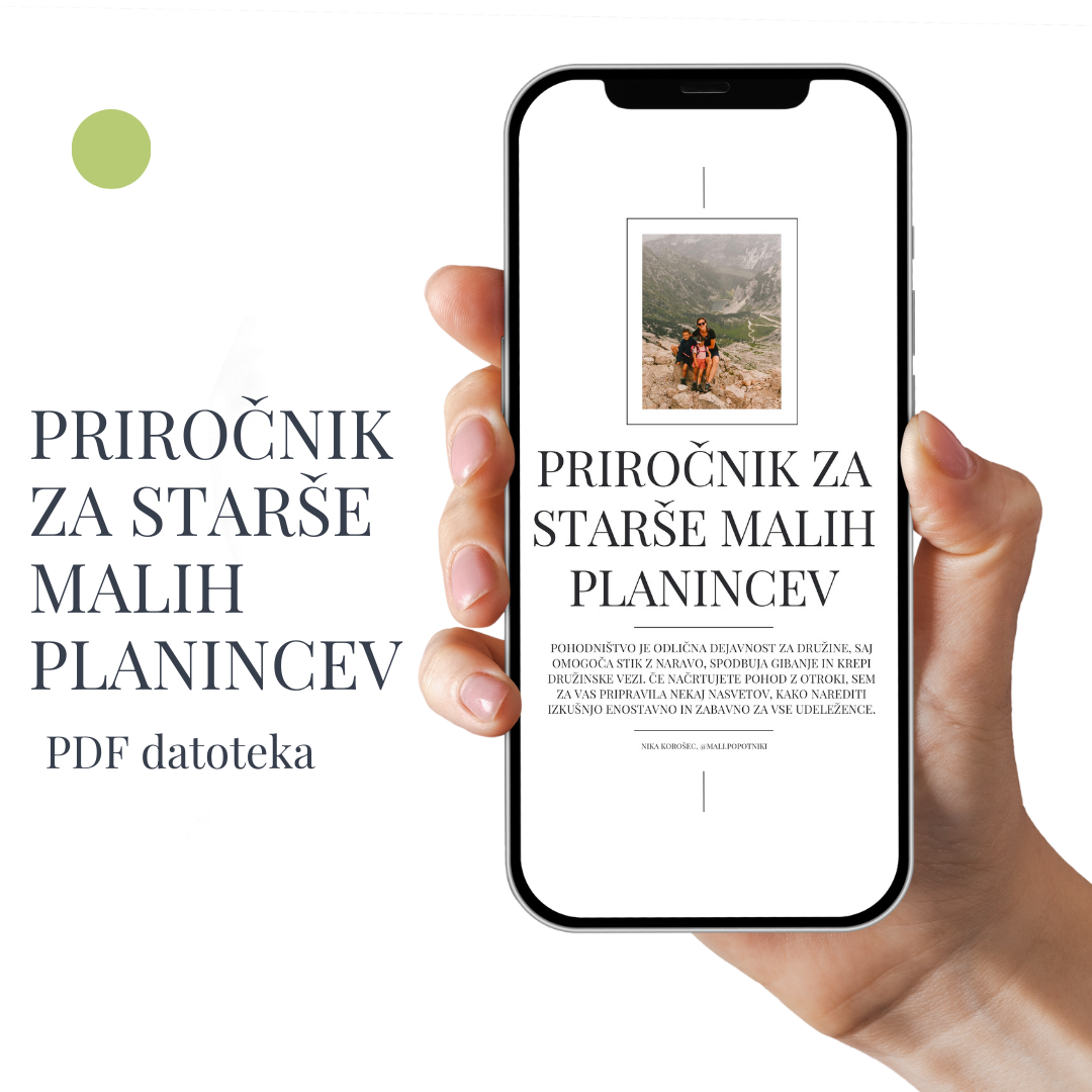 Priročnik za starše malih planincev (PDF priročnik)
