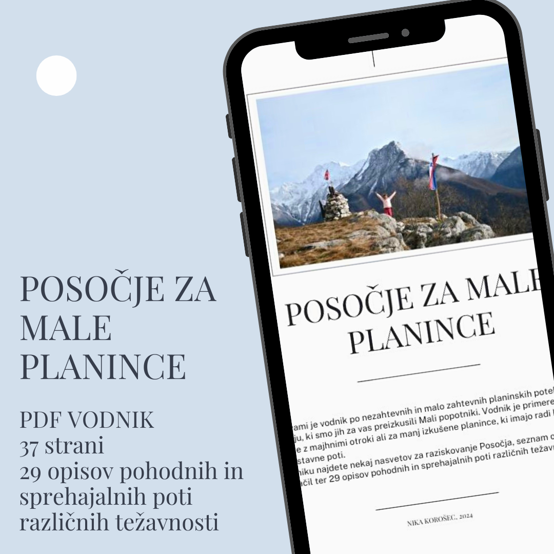 Posočje za male planince (PDF vodnik)