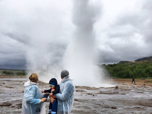 Islandija: Geysir, Gullfoss