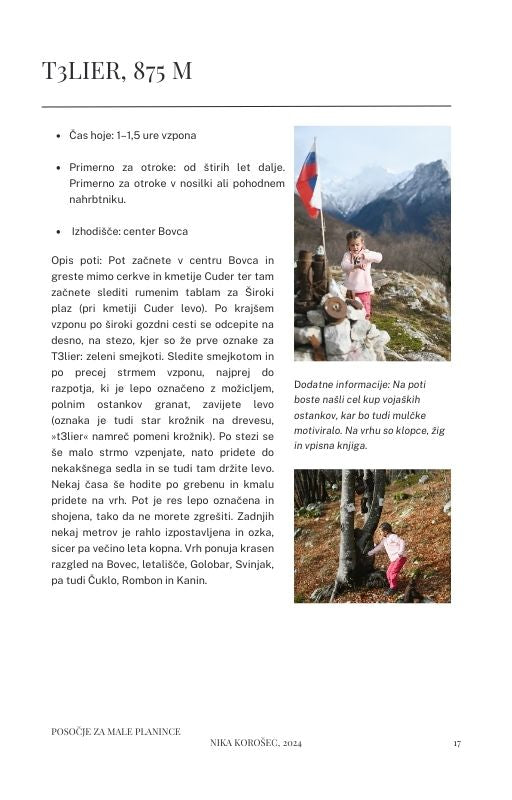 BUNDLE: Posočje za male planince + Priročnik za starše malih planincev