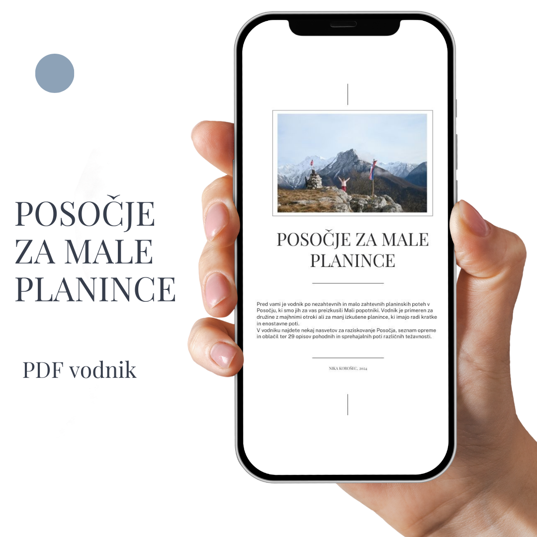 Posočje za male planince (PDF vodnik)